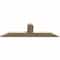 Ekena Millwork Portland Rough Sawn Timber Gable Bracket, Douglas Fir, 60"W x 17"H x 2"D x 6"F, 7/12 Pitch GBW060X17X0206POR00RDF - alternate 5